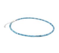 MYMEO Collana in vera pietra naturale bohémien con piccole perline per donne uomini stile semplice piccole perline girocollo catena clavicola gioielli, 50cm