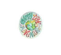 MYMERCERIE Good Vibes Every Day - Set di 3 toppe termoadesive da 5,4 x 4,7 cm