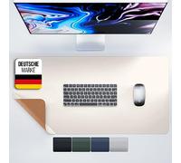 MYMIND MYMIND® Sottomano da scrivania [Antiscivolo] 80x40 cm - Tappetino per mouse XXL in pelle PU premium - Sottomano da scrivania per ufficio domestico - Sottomano da scrivania impermeabile - Sottom