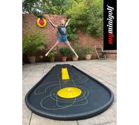 myminigolf Minigolf mobile pista (mini casa, con diversi ostacoli, tappetino da golf), Multicolore, 42