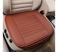 MYMM Protezione sedile auto, confortevole e traspirante Four Seasons generale in cuoio bambù carbone interno respirabile, auto accessori, tappetino coperchio per ufficio sedia (Cioccolato)
