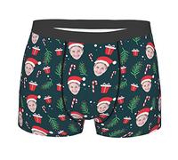 MYMNE Personalizzato Viso Foto scatole Slip per Gli Uomini Custom Viso Boxer Pantaloncini Divertenti Facce Foto Biancheria Intima Regalo per Il Marito fidanzati