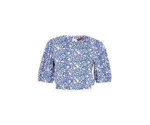 myMo ROCKS Camicia da donna 'Valentine's Day' blu / bianco Donna myMo ROCKS XS