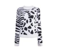 myMo ROCKS Pullover nero / bianco Donna myMo ROCKS M nero / bianco