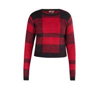 myMo ROCKS Pullover 'Ucy' rosso / nero Donna myMo ROCKS XL rosso / nero