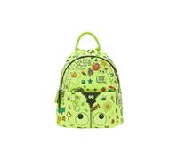 MYMO Zaino 'Pop Eyetheme' verde neon / verde scuro / rosso / nero Donna MYMO One Size verde neon / verde scuro / rosso / nero