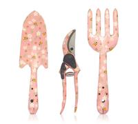 MYMULIKE set giardinaggioo, uego de 3 accesorios de jardinería precioso, Regalo da Giardino Ideale per Donne, Amanti del Giardino, Adatto per Attrezzi Bonsai, Fiori in Vaso