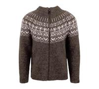 Mymyguoe Giacca norvegese da uomo, maglione natalizio slim fit, comoda giacca per il tempo libero, calda giacca invernale baggy, giacca da aviatore, vestibilità normale, giacca antivento, caffè, L