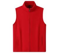 Mymyguoe Gilet in pile da uomo con colletto alto, senza maniche, in pile, per il tempo libero, da lavoro, con calda imbottitura, per il lavoro, lo sport, senza maniche, vintage, RD2, XL
