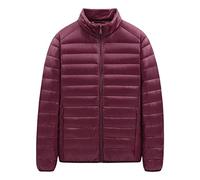 Mymyguoe Piumino leggero da uomo, giacca trapuntata in pile, comoda giacca softshell per attività all'aperto, giacca da uomo, abbigliamento casual, per le mezze stagioni, giacca invernale casual