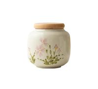 MYMYYT Urna per ceneri a forma di margherita, in ceramica, 7,6 cm, con crisantemo, capacità 25,4 cm, decorazione funebre commemorativa per esseri umani e animali domestici, quantità 1
