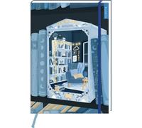 myNOTES Papeterie: Notizbuch A4 Book Nook: Maxi-Blankbook DIN A4, gepunktet, für große Ideen und Notizen