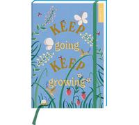 myNOTES Papeterie: Notizbuch A5 Cottage Style: Keep going keep growing: Blankbook medium, gepunktet, für Notizen, Pläne, Ideen