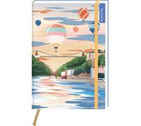 myNOTES Papeterie: Notizbuch A5 Simply, Katy - Bristol Harbour: Blankbook medium (A5), gepunktet, für Notizen, Pläne, Ideen