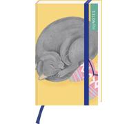 myNOTES Papeterie: Notizbuch A6 Katzen regieren die Welt: Mini-Blankbook, gepunktet, ideal für Notizen unterwegs