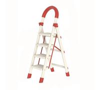 MyNvy Scala Tre gradini Pieghevole Scaletta Pieghevole a gradini,Scala in Acciaio con Corrimano,Pedali Antiscivolo e Larghi,Resistente,Sgabello per Adulti,Casa(Color:120cm,Size:)