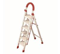 MyNvy Scala Tre gradini Pieghevole Scaletta Pieghevole a gradini,Scala in Acciaio con Corrimano,Pedali Antiscivolo e Larghi,Resistente,Sgabello per Adulti,Casa(Color:162cm,Size:)