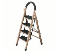 MyNvy scaletto 3 gradini Pieghevole Scala a 3 gradini,Sgabello Pieghevole con Pedali Larghi Antiscivolo,Scala Pieghevole Multiuso per casa e Camper(Color:130cm)