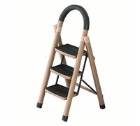 MyNvy scaletto 3 gradini Pieghevole Scala a 3 gradini,Sgabello Pieghevole con Pedali Larghi Antiscivolo,Scala Pieghevole Multiuso per casa e Camper(Color:109cm)