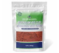 MYOC Australian Red Clay - Pure Natural Cosmetic Grade | Ideal for DIY Face Masks, Soaps, Scrubs & Cosmetic Formulations | 454 g (16 oz)