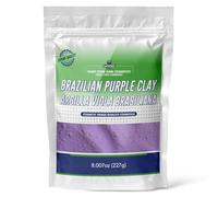 MYOC Brazilian Purple Clay - Pure Natural Cosmetic Grade | Ideal for DIY Face Masks, Soaps, Scrubs & Cosmetic Formulations | 227 g (8 oz)