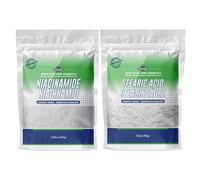 MYOC Confezione combinata: Niacinamide Powder - 113 gm / 3,8 Oz & Stearic Acid - Skin Texture & Barrier Support Duo (110 g)