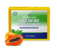 MYOC Papaya Soap Base - Natural Cosmetic Grade | Ideal for DIY Soap Bars, Melt & Pour Soap, Bath Products & Cosmetic Formulations | 500 g (17.63 oz)