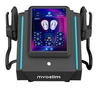 MYOSLIM Body Sculpt Machine, dispositivo elettromagnetico dimagrante e per la costruzione muscolare, doppia maniglia, controllo touch screen, attrezzatura di bellezza brucia grassi per addome, braccia