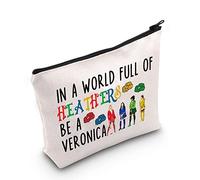 MYOSPARK Heather - Borsa da viaggio ispirata alla musica per il trucco, idea regalo musicale di Broadway in A World Full of Heathers Be A Veronica, UK Be a Veron Bag, moderno