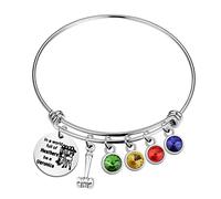 MYOSPARK Heather Musical Inspired Gift - Braccialetto musicale Broadway per gli amanti del teatro - Be a Veronica, 2.4 centimeters, Acciaio inossidabile