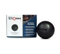 MyoStorm Rullo riscaldante vibrante per massaggio per terapia di recupero muscolare profondo e sollievo dal dolore, vibrazione a 4 velocità (nero)
