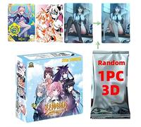 MyOuch Waifu Cards 180Pcs Goddess Story Waifu TCG Booster Box Anime Girls Trading Cards 2 Yuan Package Series Goddess Story TCG SSR Collection Playing Cards Table Toys 180 PCS of Box (NS-2-5)