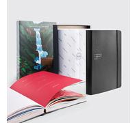 myPAPERCLIP India365 Agenda Giornaliera 2026 | Layout Mensile, Settimanale e Giornaliero | Formato A5 | Copertina in Pelle Vegana Italiana | Carta Riciclata | Illustrazioni, Pagine Attività & Adesivi