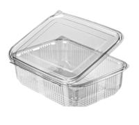 MyPapp 100 scatole pieghevoli rettangolari con coperchio - Mealprep Box contenitore contenitore monouso (PET) (750, millilitri)