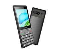 myPhone 7340 LTE Cellulare per Anziani 4G, Dual SIM, Display IPS da 2,8", Telefono Semplice e Facile da Usare, Tasti Retroilluminati, Torcia, Radio FM, Batteria da 1400 mAh, Nero