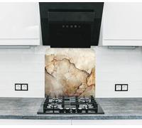 Myphotostation, paraspruzzi in vetro temperato per stufa, paraschizzi in vetro temperato, paraschizzi in vetro per stufa, tagliere, pannello da parete per fornelli, copertura posteriore per stufa, 76