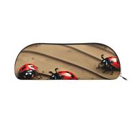 MyPiky Art Ladybug Tracks Stampa Ricevi Borsa Trucco Borsa Cosmetici Borse Viaggio Storage Bag Toiletry Ricevi Borse Astuccio Matita Sacchetto, Tracce di coccinella d'arte, Taglia unica