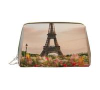 MyPiky Bella Torre Eiffel Parigi stampa borse cosmetiche,Borsa di trucco in pelle piccola per la borsetta,Sacchetto cosmetico,Pochette da toilette per le donne Viaggio, Bella Torre Eiffel Parigi