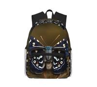 MyPiky bellissimo zaino casual con stampa pavone, zaino leggero zaino per laptop per uomini donne, borsa per computer da lavoro da viaggio, Bellissime ali di falena, One Size