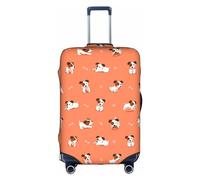 MyPiky Dog With Big Bones - Copertura elastica per bagagli da viaggio, in spandex, adatta per bagagli da 45-71 cm, bianco, XL, Bianco, X-Large