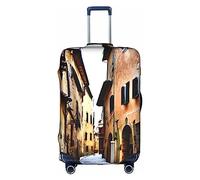 MyPiky Italia Toscana Stampa Bagagli Copertura Valigie Copertura Elastica Viaggio Bagagli Protector Spandex Adatto 18-28 Pollici Bagagli, Bianco, X-Large