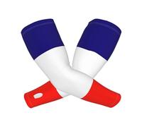 MyPiky Manica di raffreddamento della stampa della bandiera francese maniche di raffreddamento maniche del braccio di baseball maniche del sole per le donne uomini giardino sport fattoria
