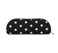 MyPiky Nero e Bianco Grande Stampa Pois Borsa per Trucchi Borse per Cosmetici Borsa da Viaggio Borsa da toilette Borse Ricezione Astuccio per Matite, Nero e Bianco Big Dot, Taglia Unica, Big Dot in