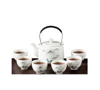 MypikY Set da tè, Mille Miles Jiangshan Big Tea Pot, Home Tea Cup Gift Box, Tazza di tè all'aperto Portatile per la casa,C