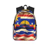 MyPiky Zaino con stampa standard Arizona per donne uomini, zaino per laptop da viaggio, borsa per computer, zaino casual, borsa da viaggio, nero, taglia unica, Nero, One Size