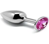 ALIVE - PIACERE ANALE MINI PLUG METAL ROSA TAGLIA M