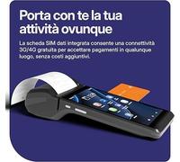 myPOS Pro - Terminale POS portatile 4G/WiFi - SIM INCLUSA - No Sumup - Nexi