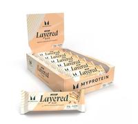 Myprotein Barra a strati croccante 12 bar cioccolato bianco arachidi