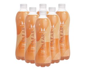 Myprotein Clear Whey Protein Drink - Orange & Mango | 20g Whey Isolate | Zero Zuccheri & Grassi | Succo ad alto contenuto proteico pronto da bere | 6 bottiglie da 500 ml