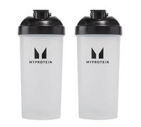Myprotein Confezione da 2 flaconi shaker da 600 ml, senza BPA, ideali per miscelare frullati proteici, frullati e integratori, design a prova di perdite